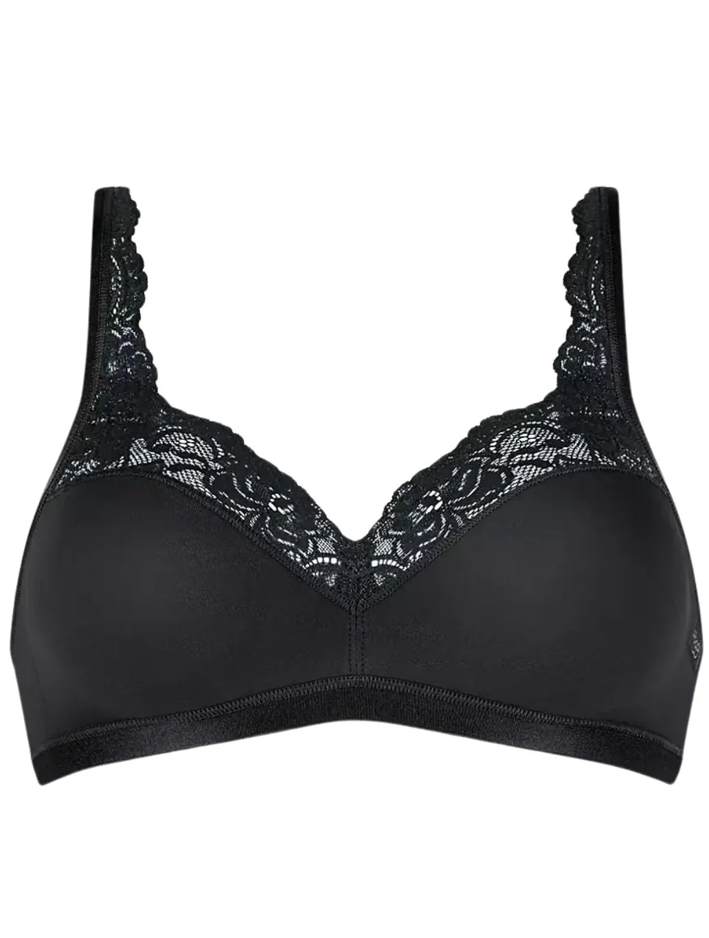Romance Supima Cotton Bra, Black