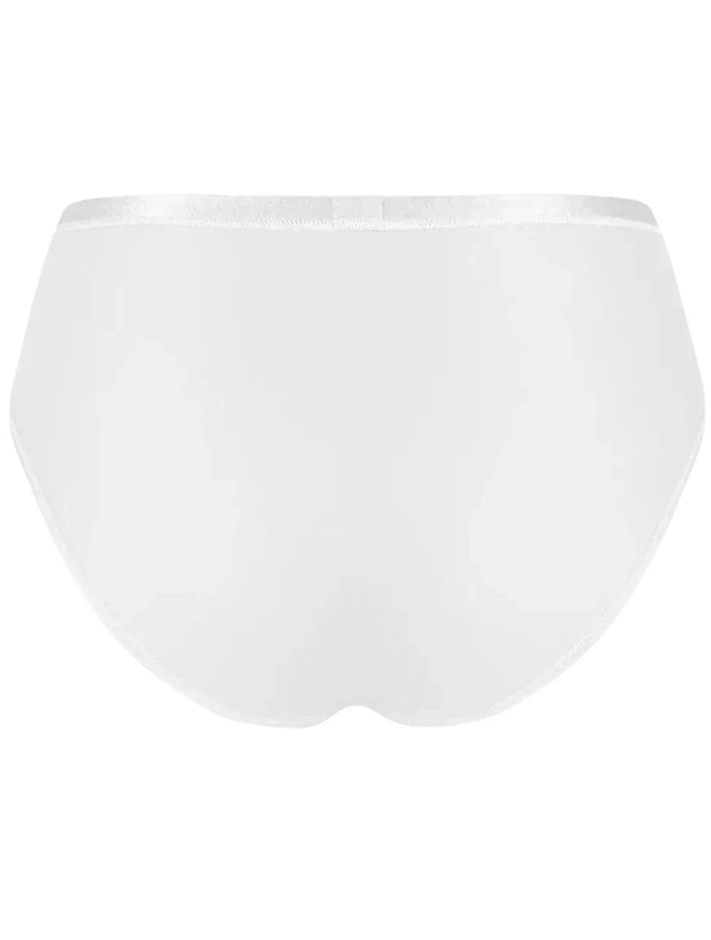 Romance Supima Cotton Tai Brief, White - Image 5