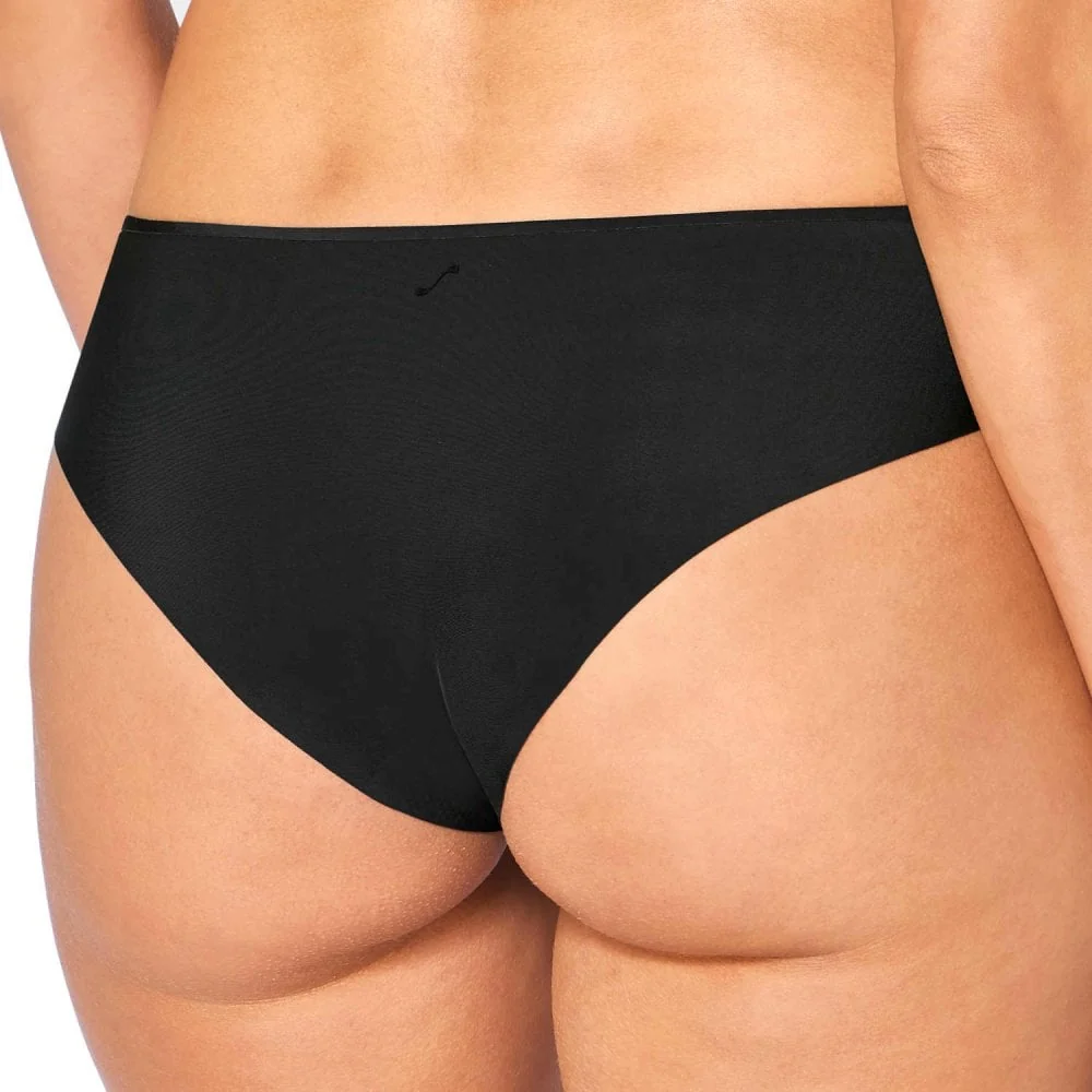 S ZERO Feel Signature Low Rise Cheeky Brief, Black - Image 2