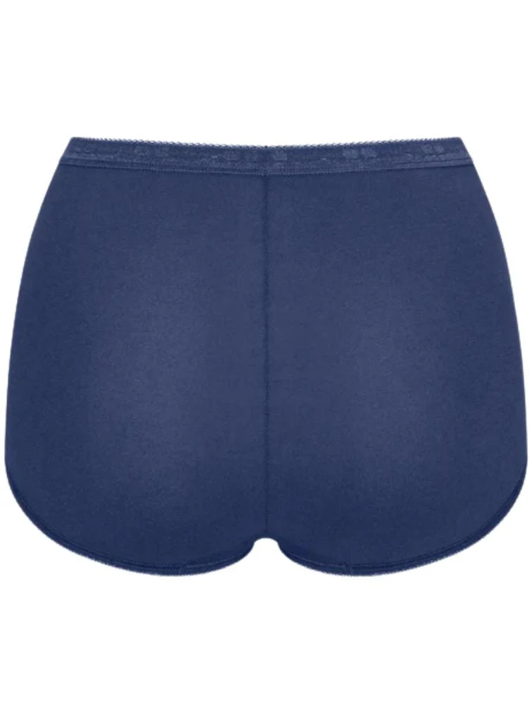 Basic+ 3-Pack Cotton Maxi Briefs, Provincial/White/Water - Image 6