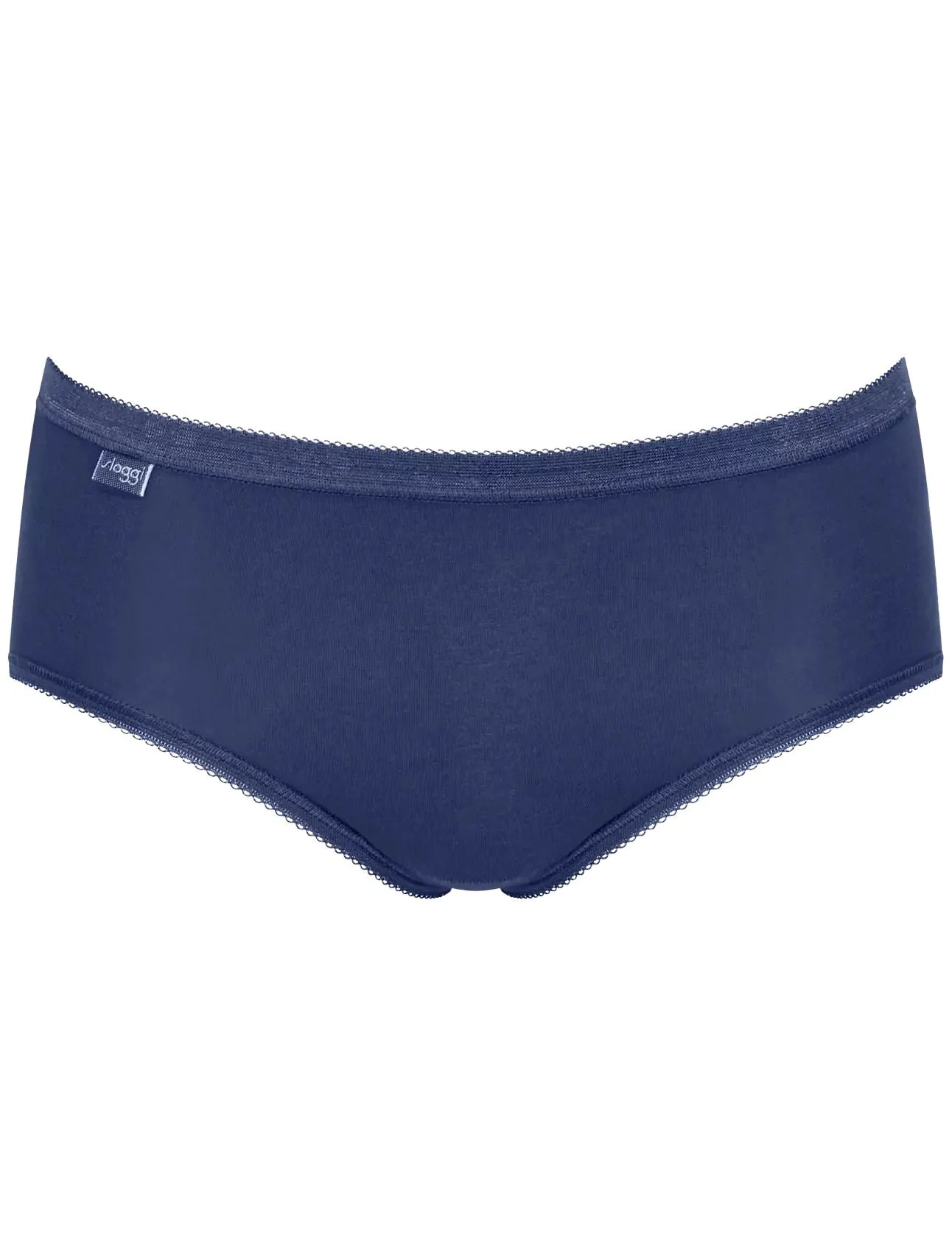 Basic+ 3-Pack Cotton Midi Briefs, Provincial/White/Water - Image 5