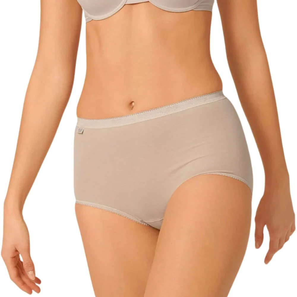 Basic+ 3-Pack Maxi Briefs, Skin - Image 2