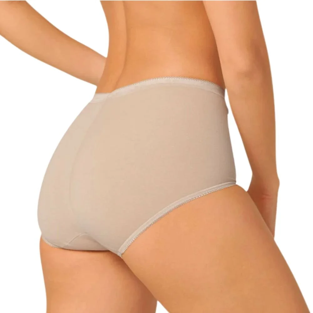 Basic+ 3-Pack Maxi Briefs, Skin - Image 3
