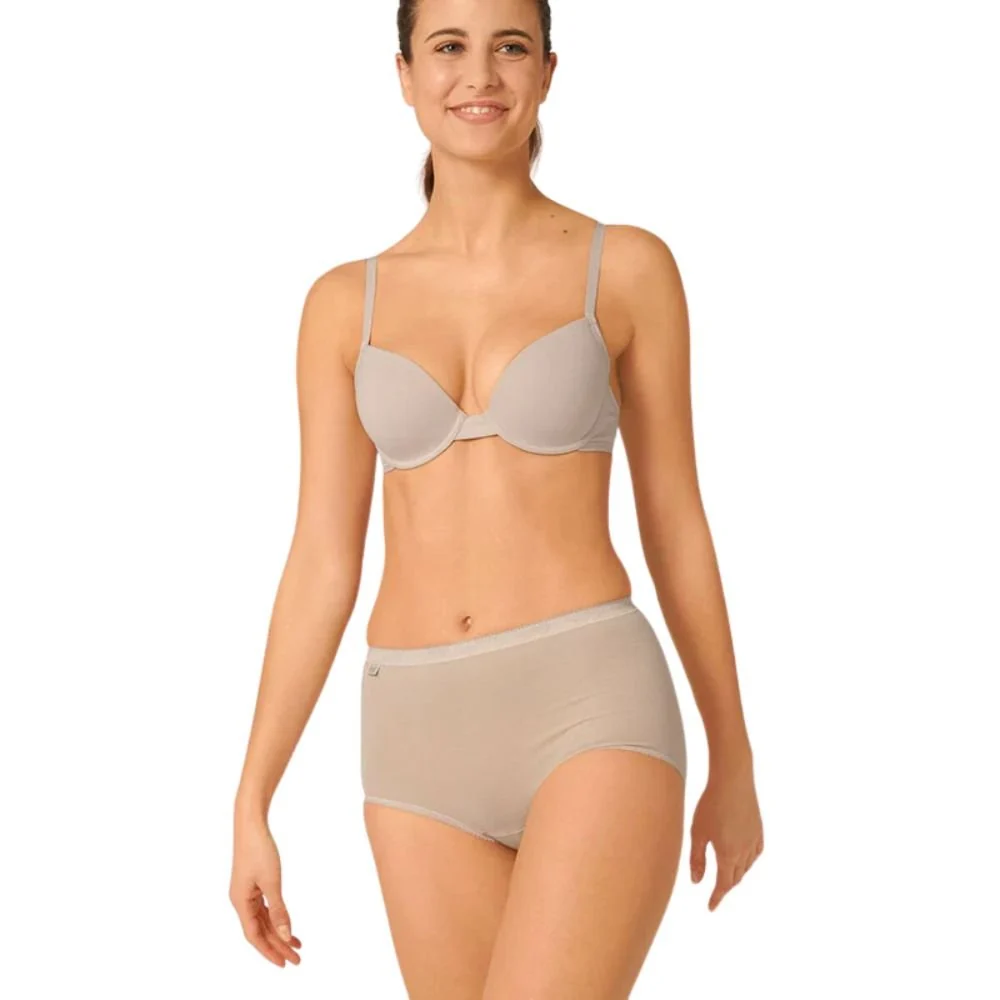 Basic+ 3-Pack Maxi Briefs, Skin - Image 4