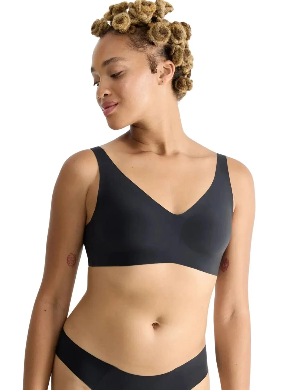 Zero Feel 2.0 Soft Bra, Black - Image 4