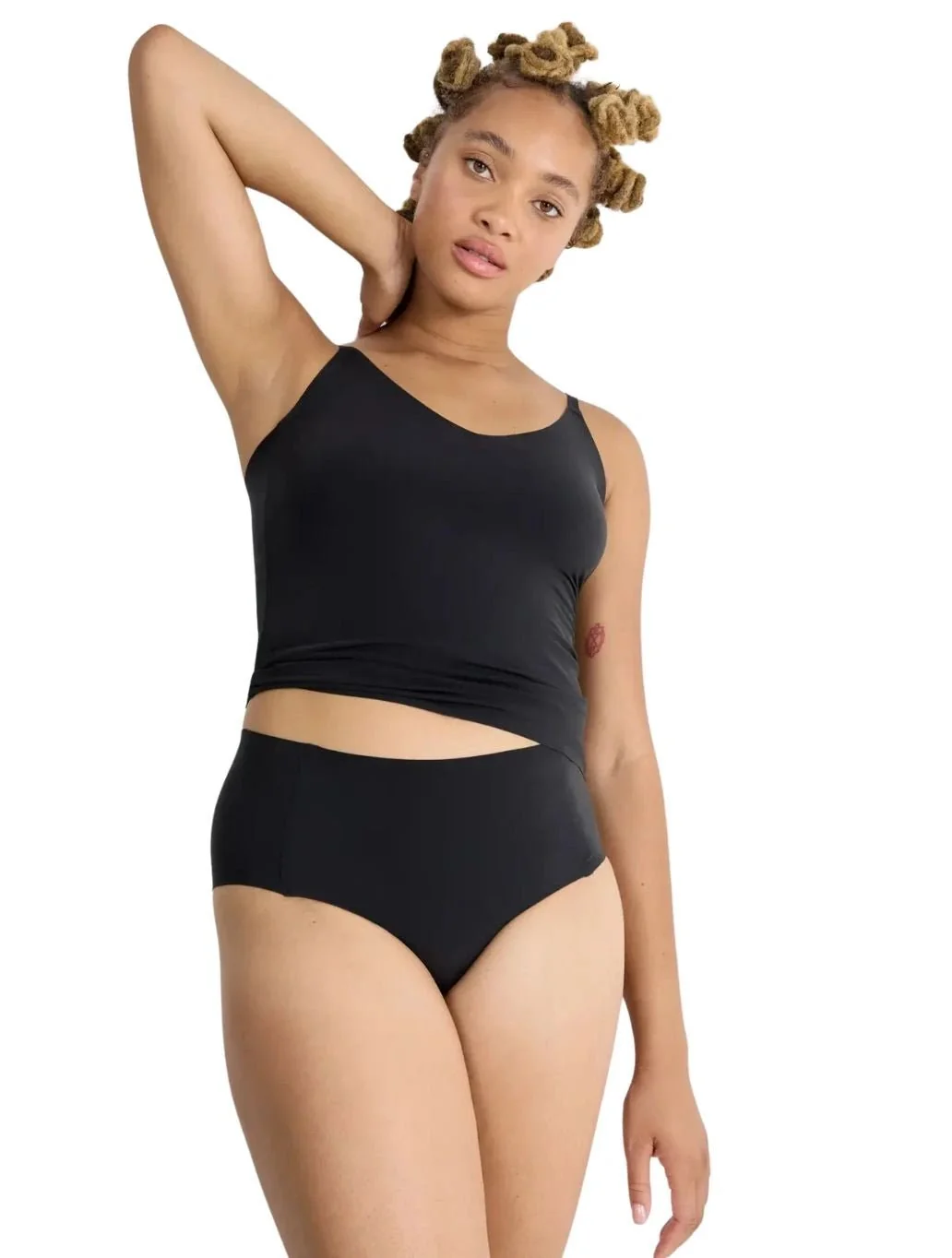Zero Feel 2.0 Spaghetti Top, Black - Image 5