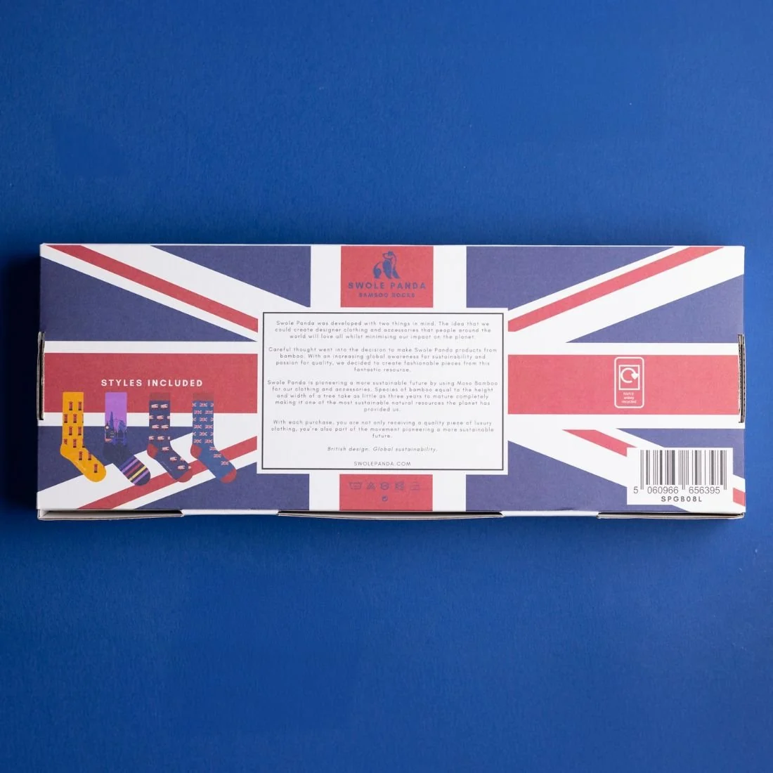 4-Pack Iconic London Bamboo Socks Gift Box Box - Image 8