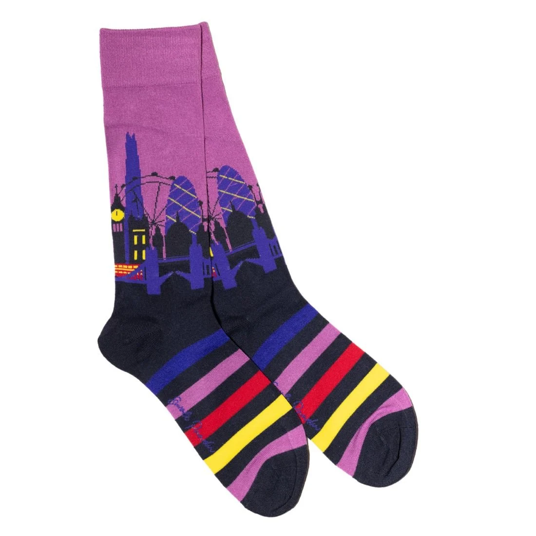 4-Pack Iconic London Bamboo Socks Gift Box Box - Image 9