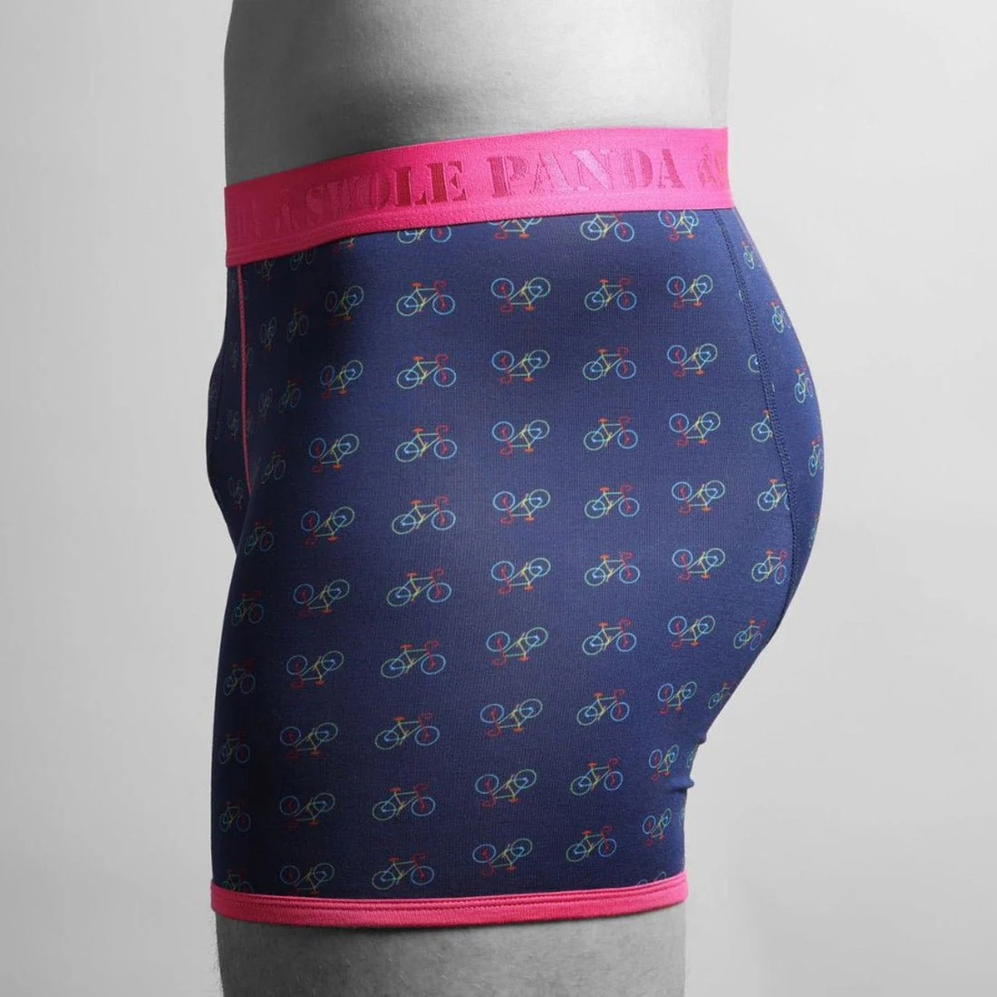 Bicycles Bamboo Boxer Brief, Blue/pink - Image 3
