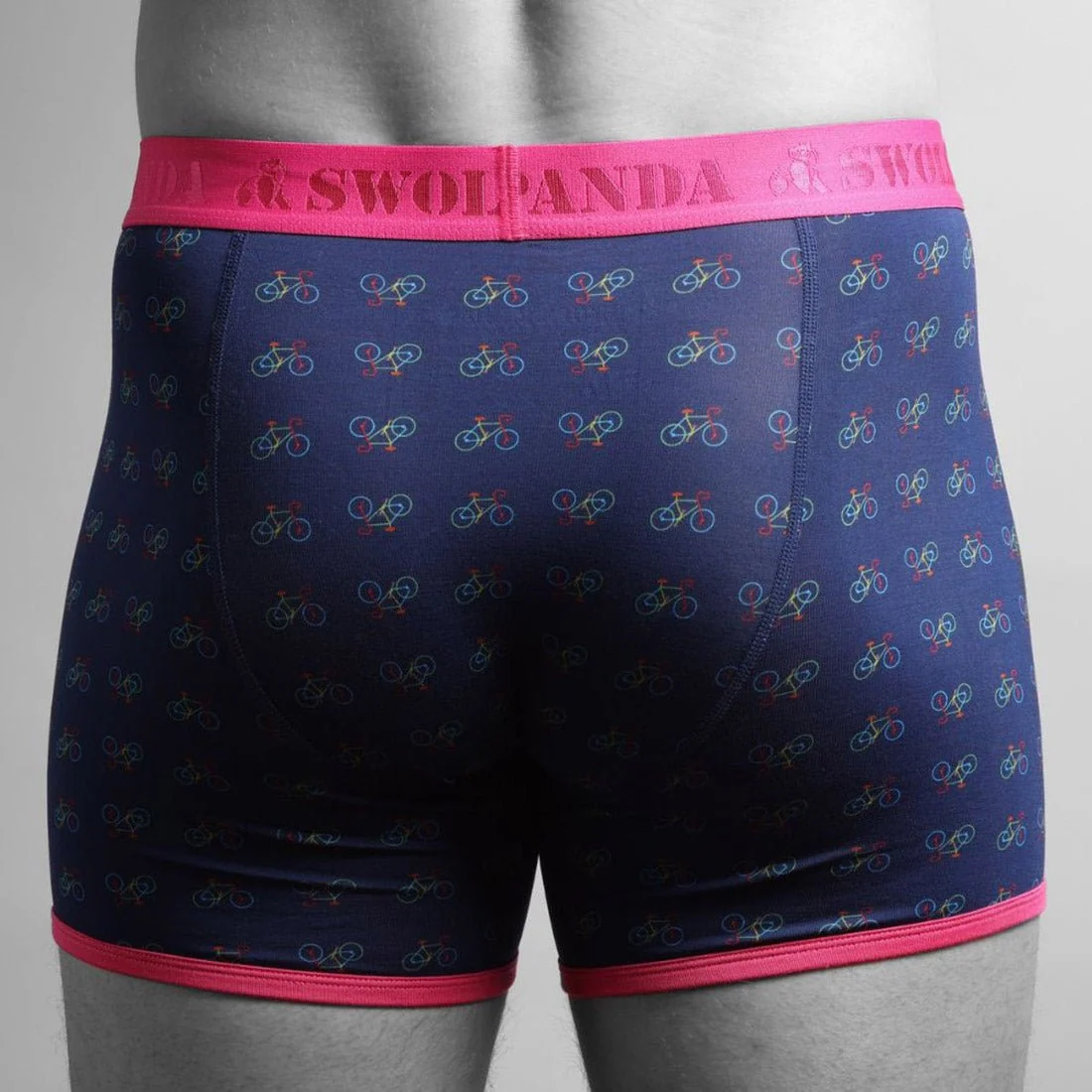 Bicycles Bamboo Boxer Brief, Blue/pink - Image 4
