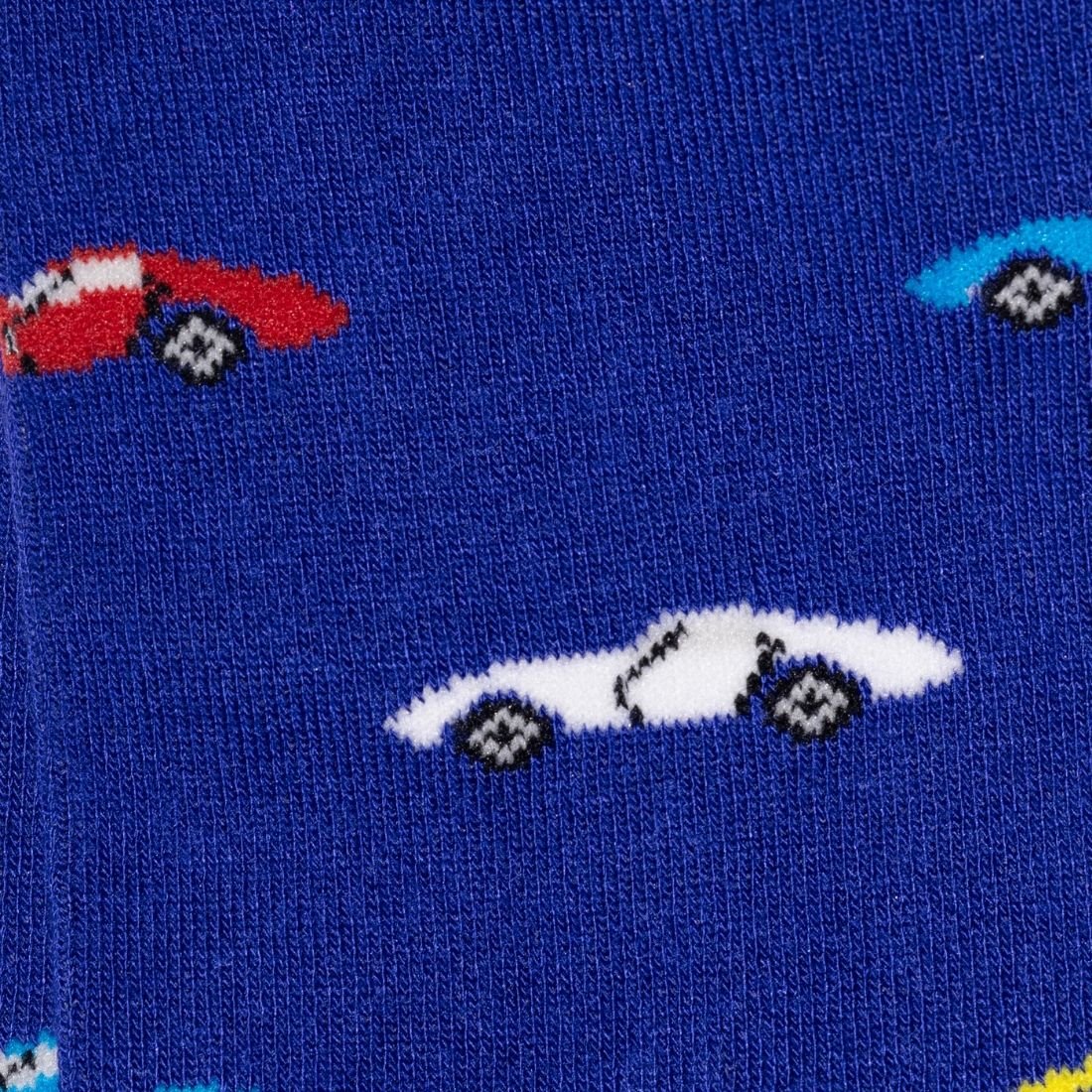 Classic Car Bamboo Socks, Blue - Image 5