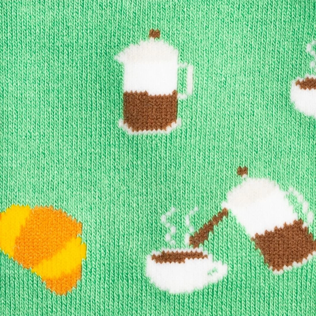 Coffee Bamboo Socks, Green - Image 4
