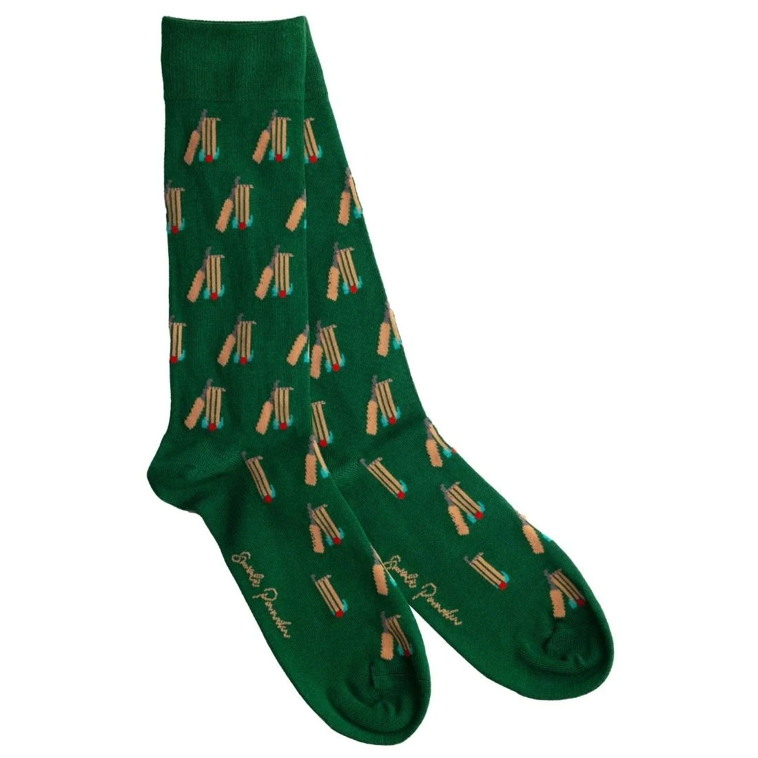 Cricket Bamboo Socks, Green