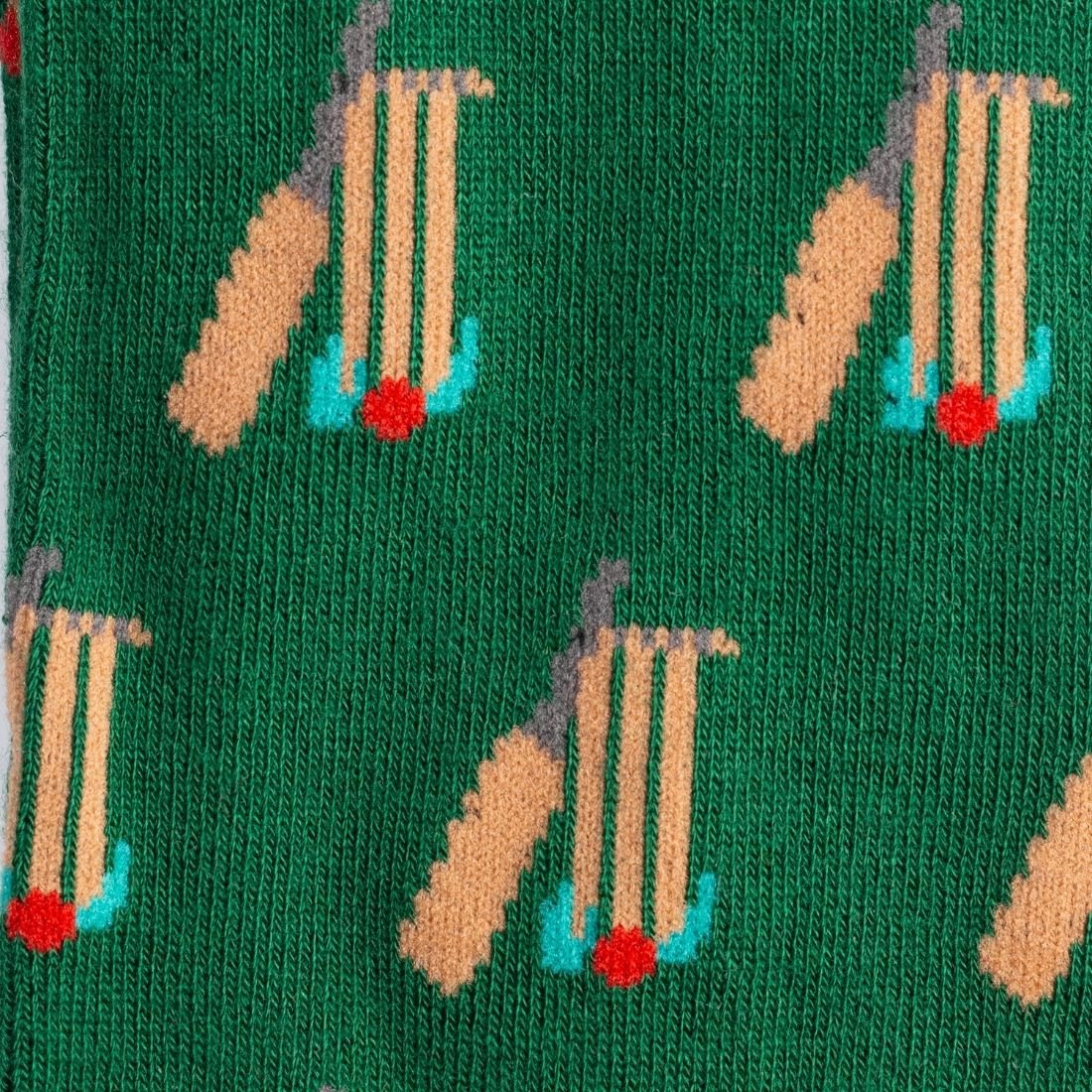 Cricket Bamboo Socks, Green - Image 4