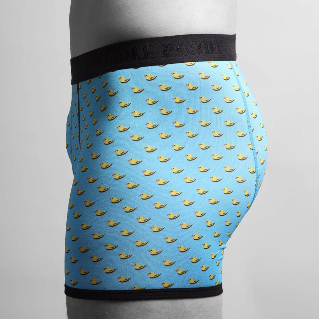 Ducks Bamboo Boxer Brief in Blue/black - Image 3