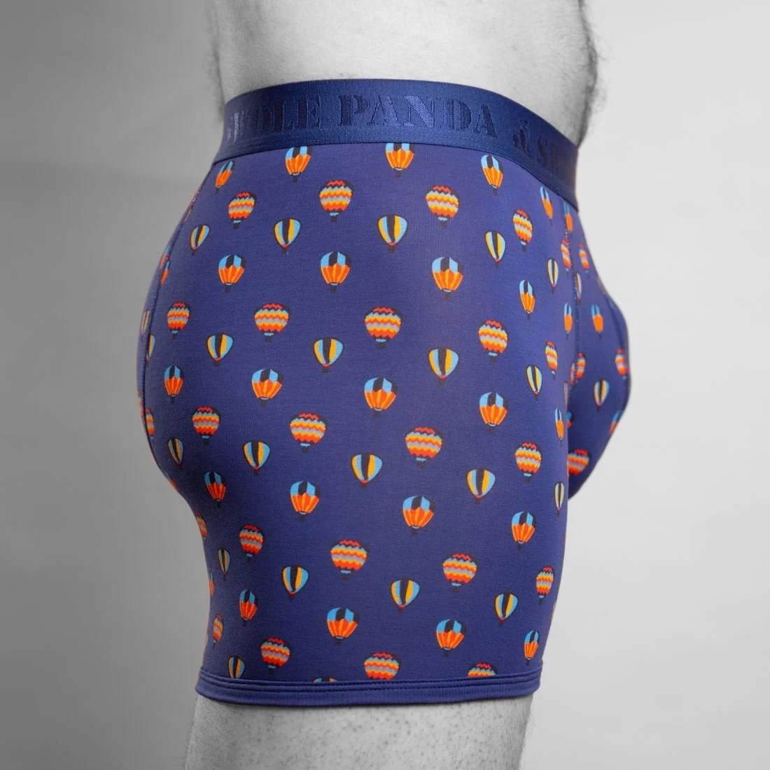Hot Air Balloons Bamboo Boxer Brief, Blue - Image 3