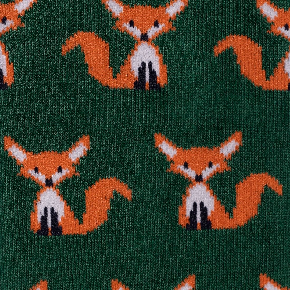 Mr Fox Bamboo Socks, Green - Image 4