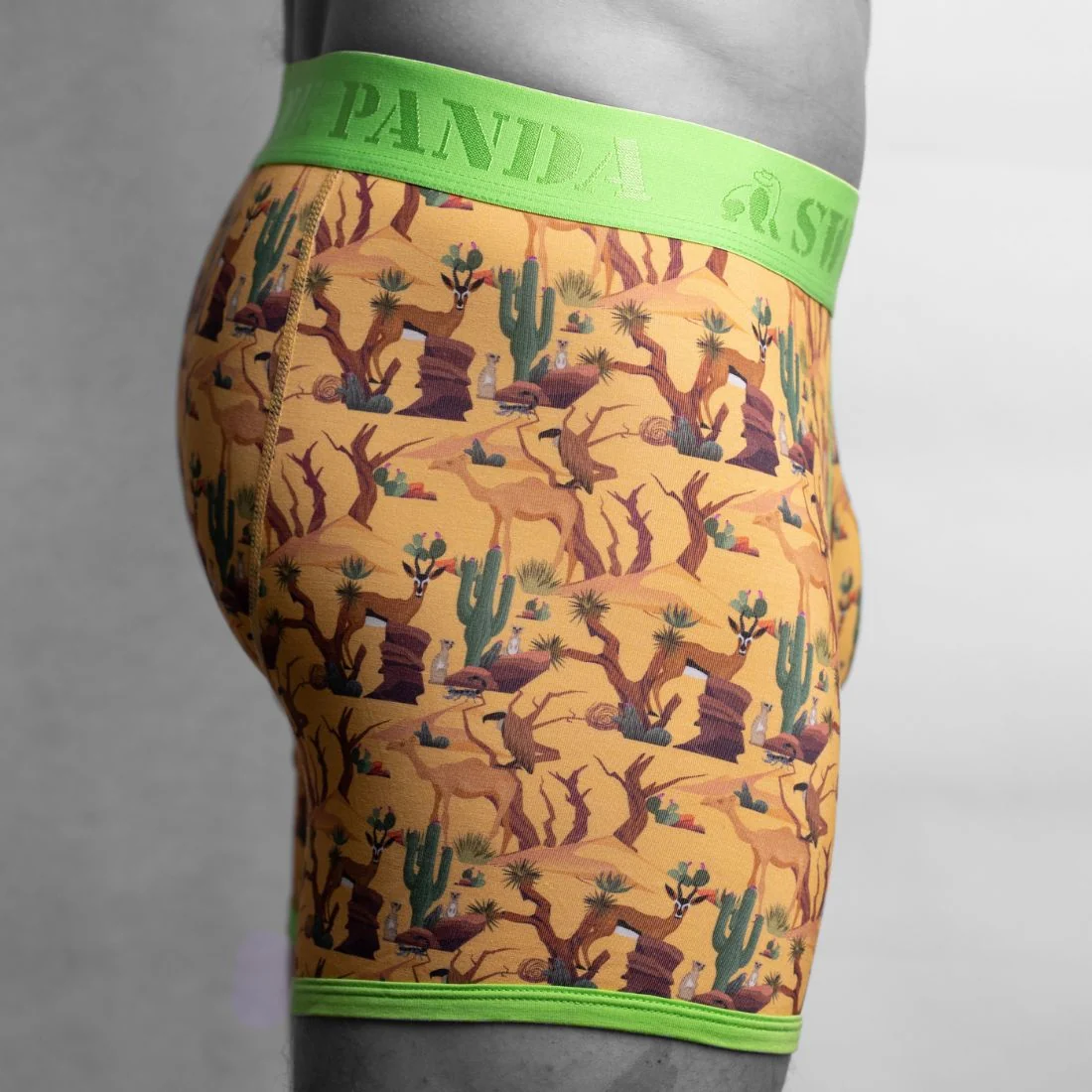 Savannah Bamboo Boxer Brief, Yellow - Image 4