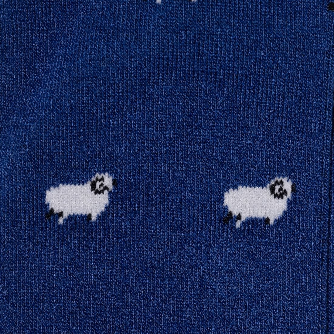 Sheep Bamboo Socks, Navy - Image 4
