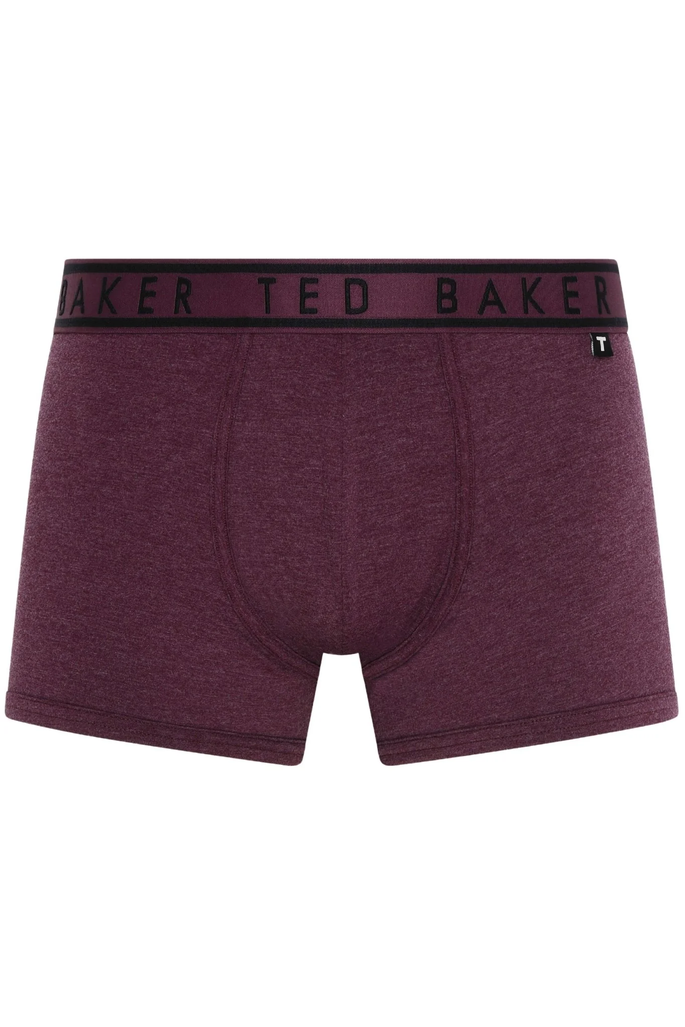 3-Pack Coloured Boxer Trunks, Black/Burgundy/Red - Image 3