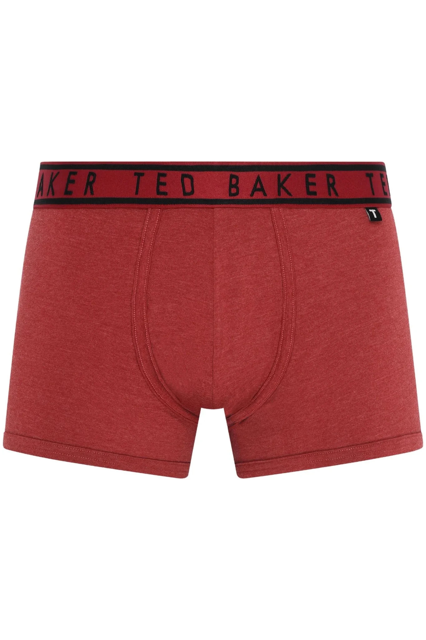 3-Pack Coloured Boxer Trunks, Black/Burgundy/Red - Image 4