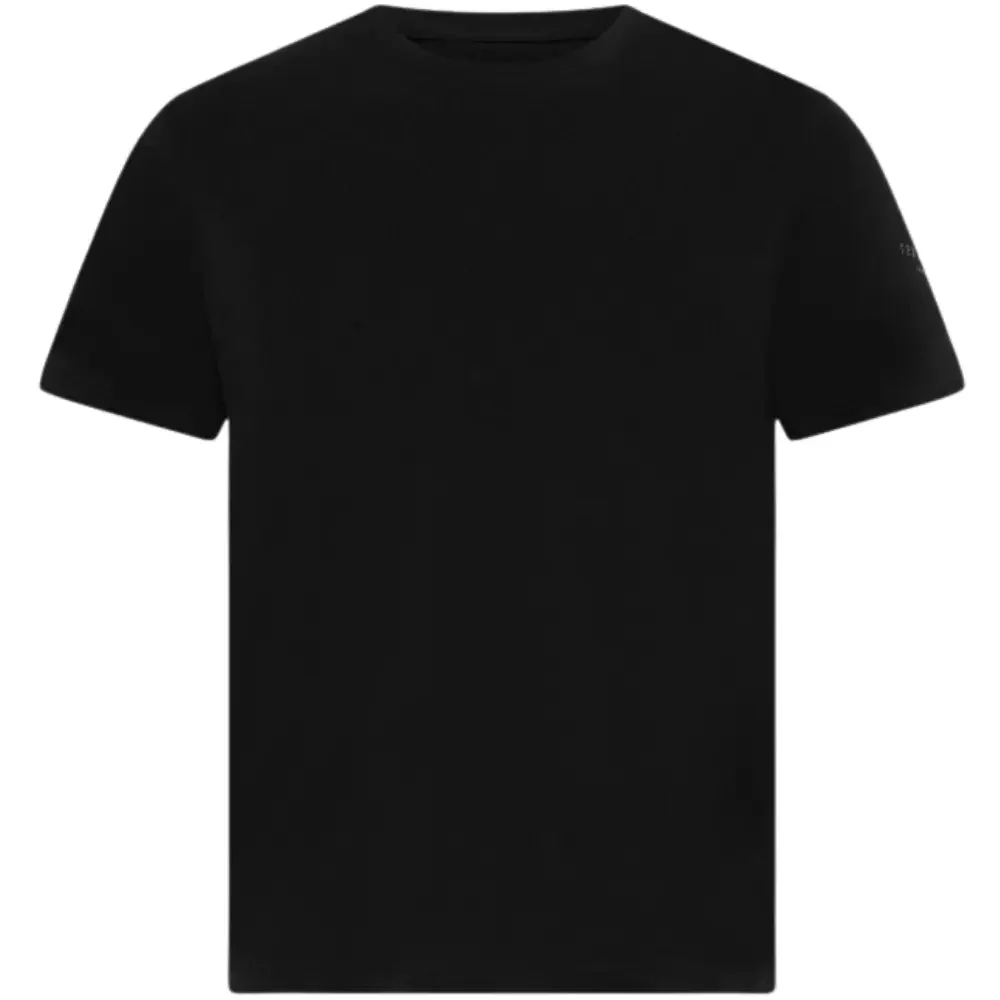 3-Pack Cotton Stretch Crew-Neck T-Shirts, Navy/Khaki/Black - Image 2