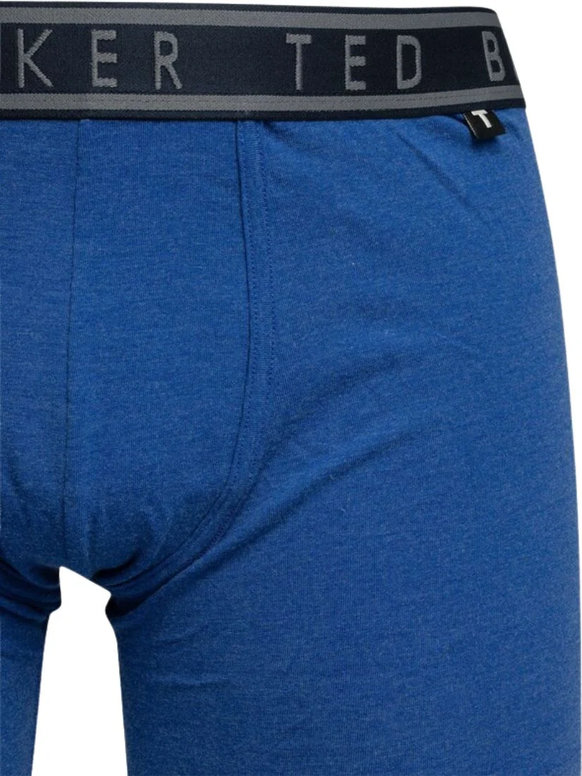 3-Pack Floral Print Boxer Briefs, Mazarine Blue - Image 5