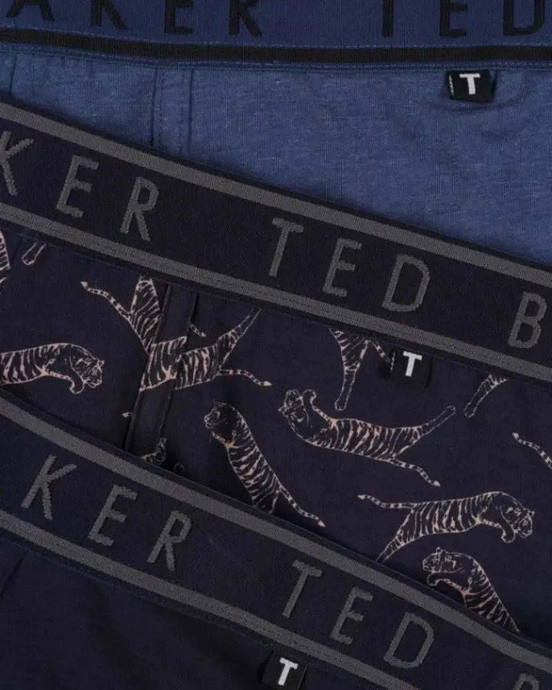 3-Pack Tigers Print Boxer Briefs, Denim/Navy - Image 5