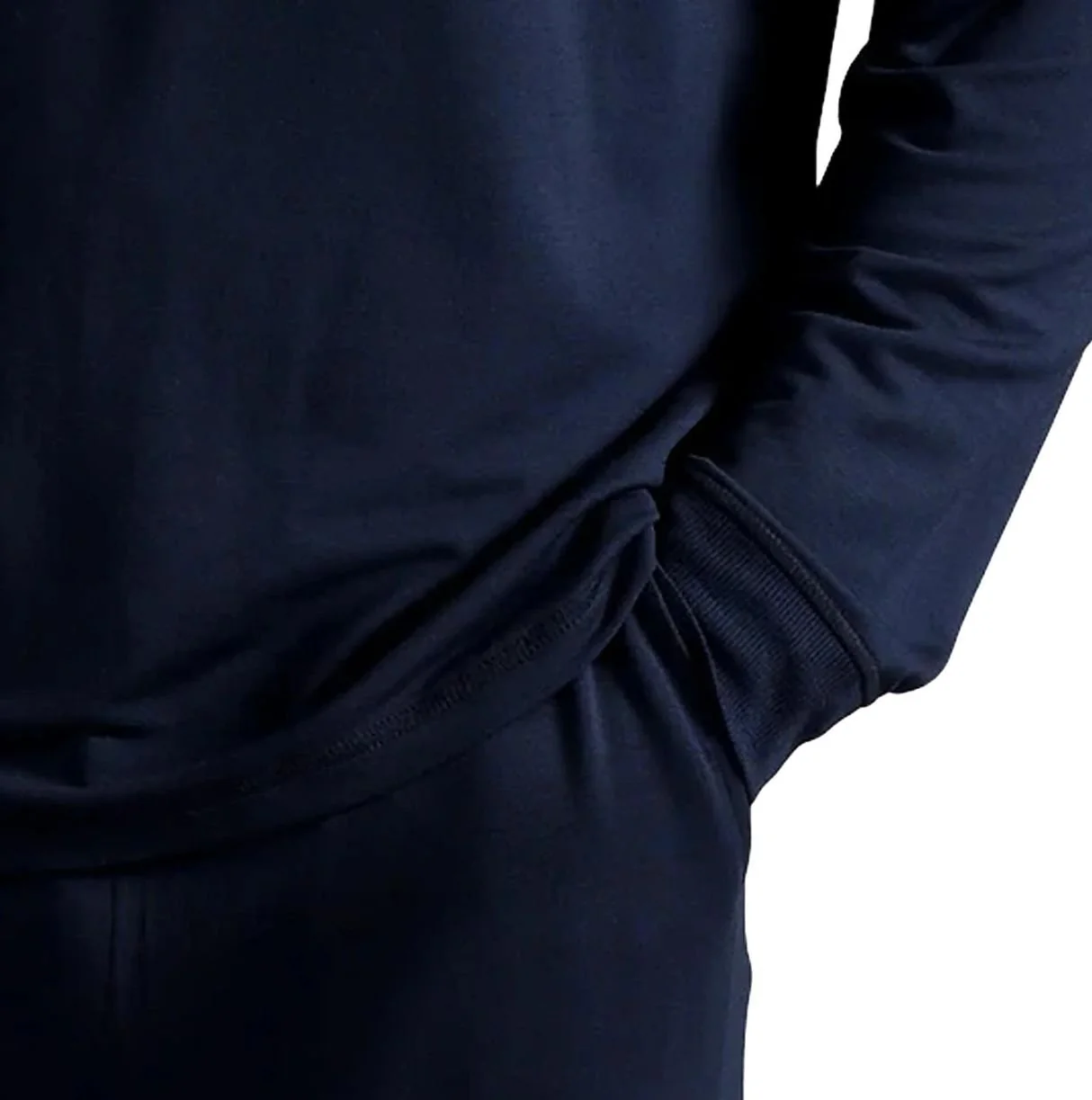 Luxe Modal Lounge Jogging Bottoms, Navy - Image 3