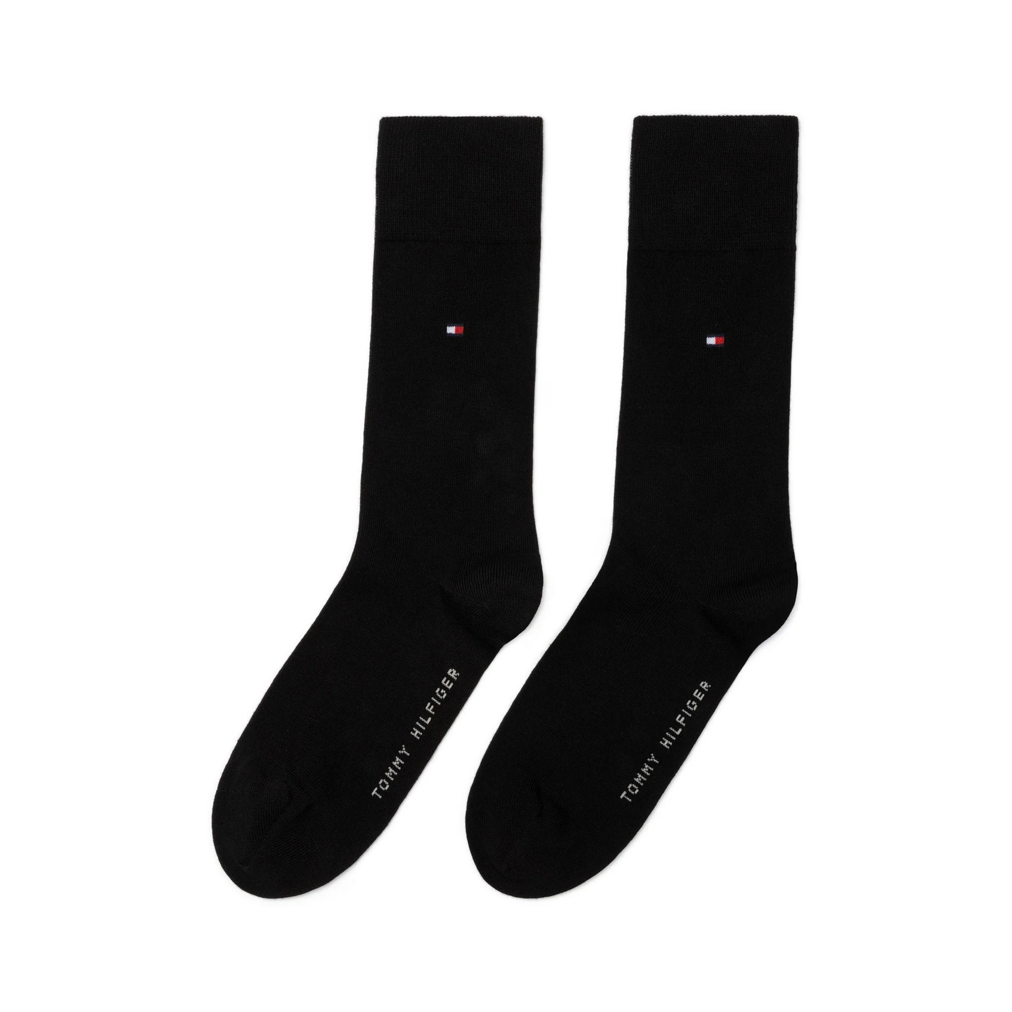 2-Pack Classic Embroidered Logo Socks, Black - Image 3