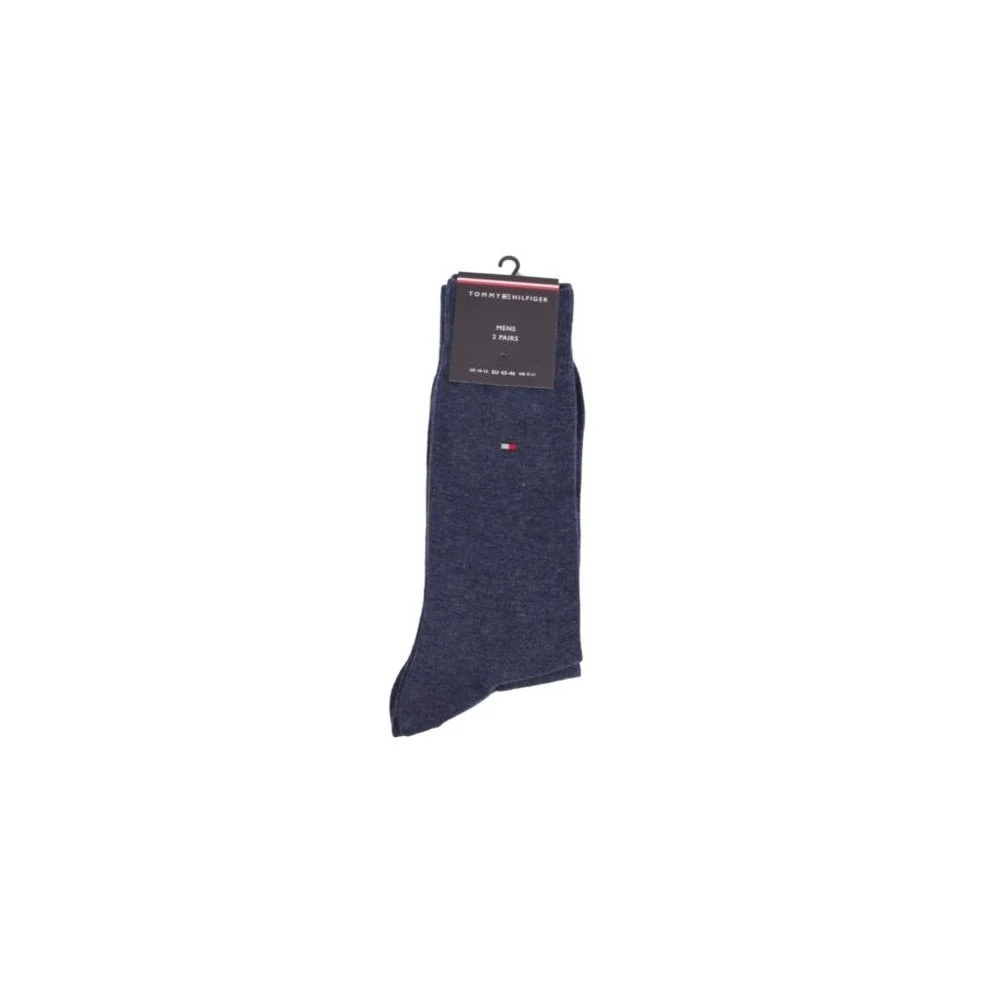 2-Pack Classic Embroidered Logo Socks, Jeans Blue - Image 4