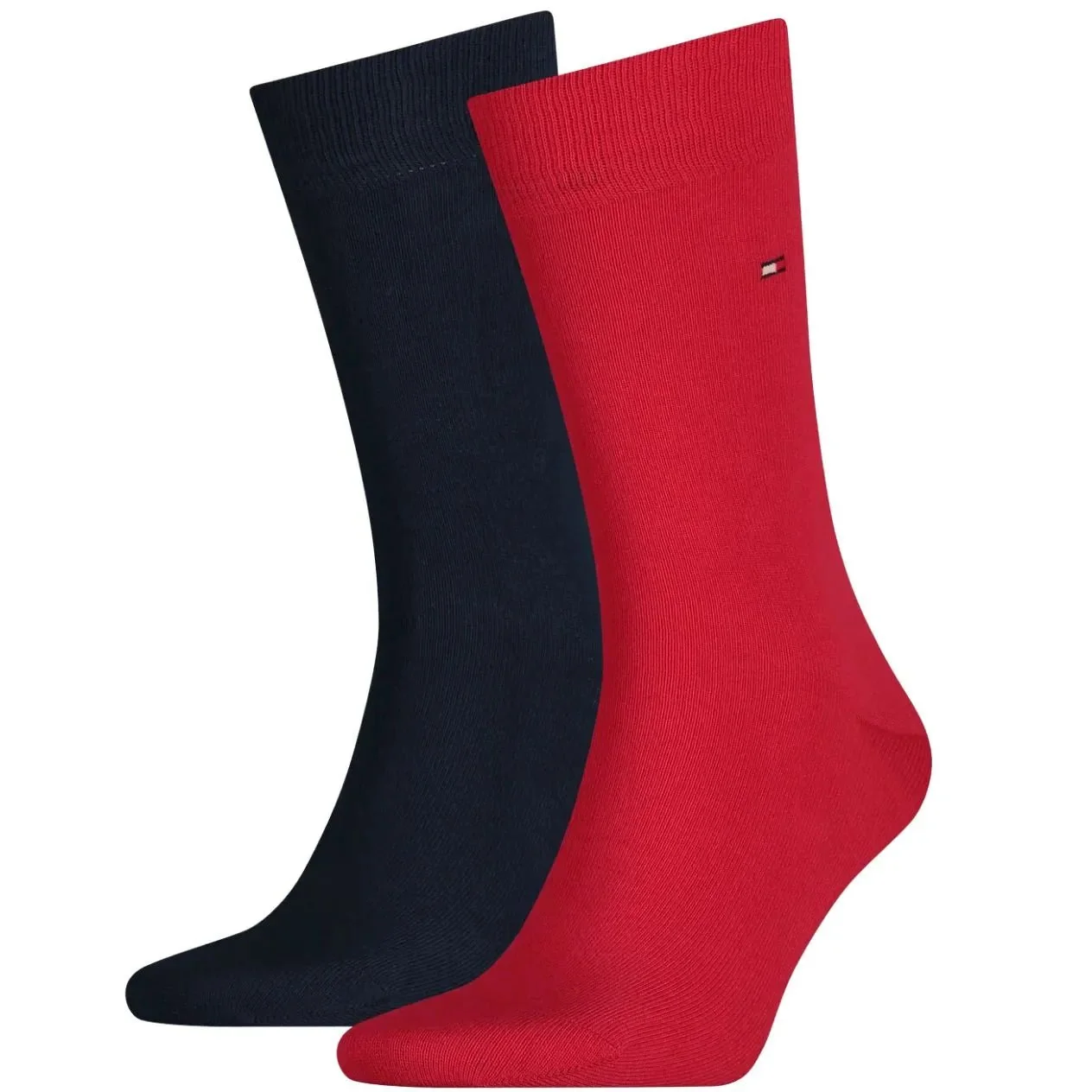 2-Pack Classic Embroidered Logo Socks, Tommy Original