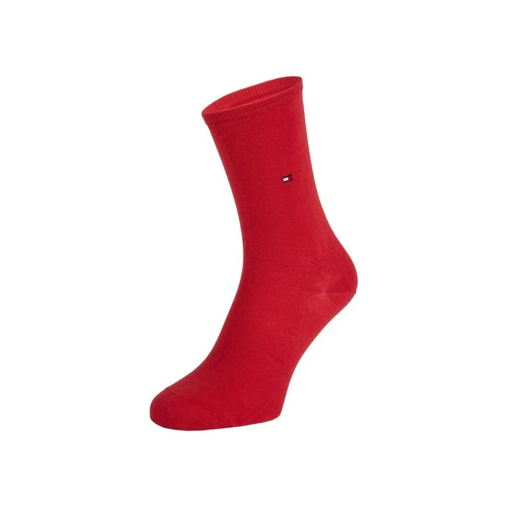 2-Pack Dots Pattern Women's Socks, Red/Navy - Image 3