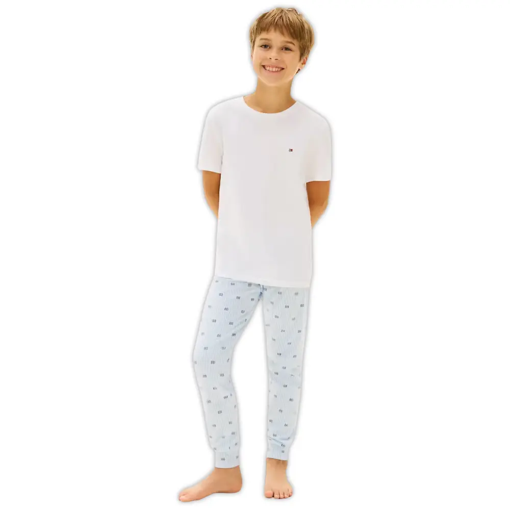 2-Pack Flag Logo Boys T-Shirts, Black/White - Image 4