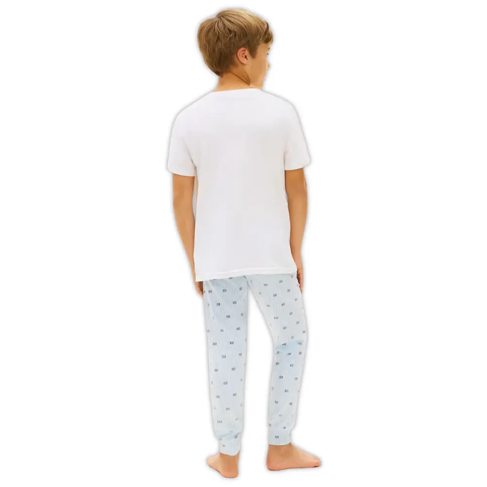 2-Pack Flag Logo Boys T-Shirts, Black/White - Image 5