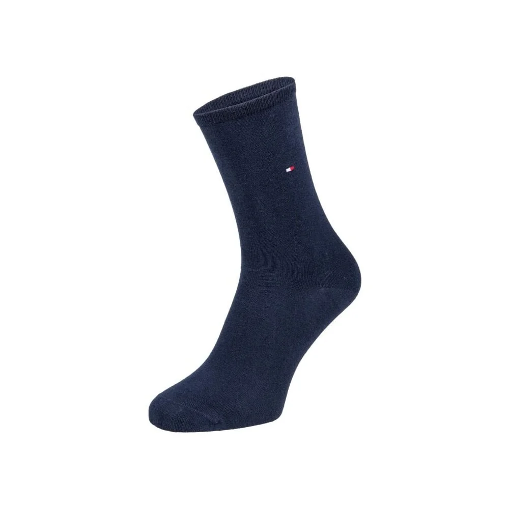 2-Pack Small Stripe Women's Socks, White/Navy - Image 4