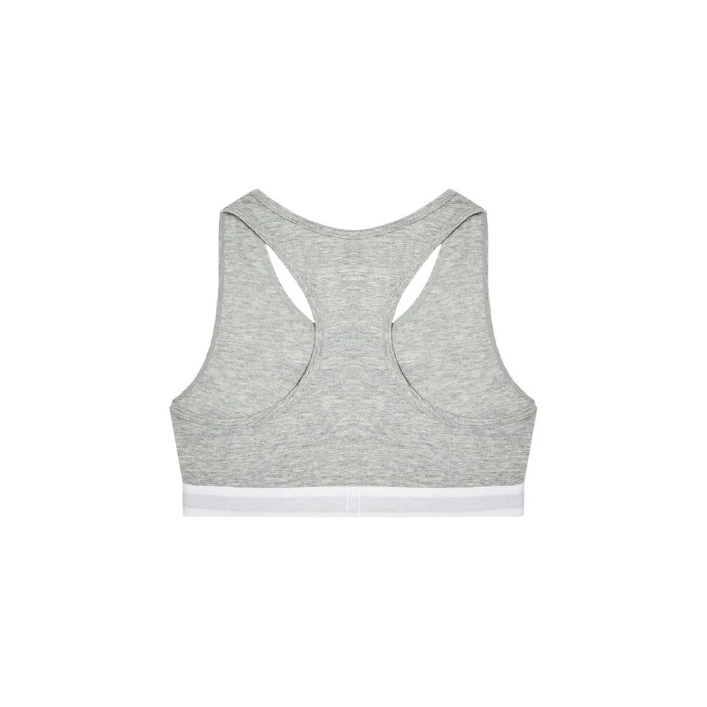 2-Pack TH Original Girls Racerback Bralettes, Grey/White - Image 3