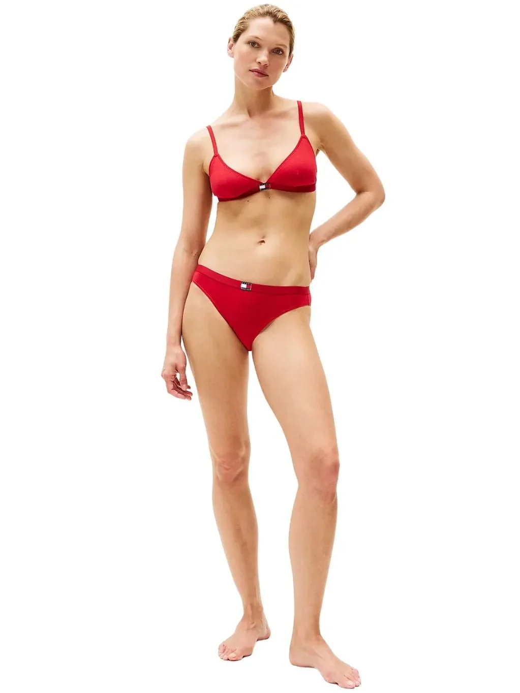 3-Pack Heritage Badge Bikini Briefs, Red/White/Navy - Image 6