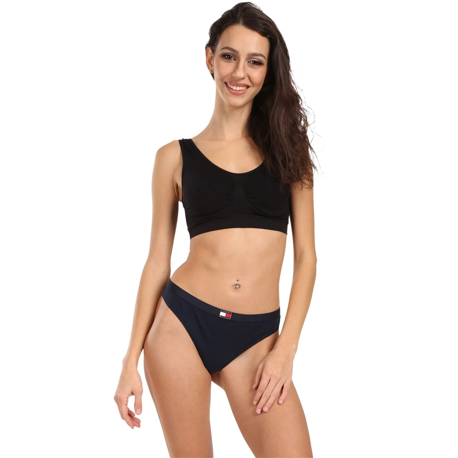 3-Pack Heritage Badge Thongs, Red/Pink/Navy - Image 5