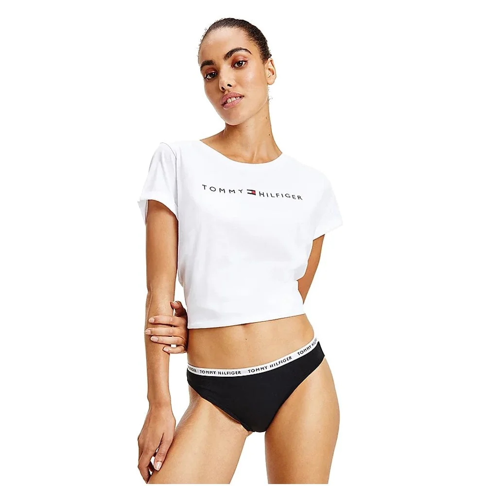 3-Pack Logo Waistband Bikini Briefs, Black - Image 4