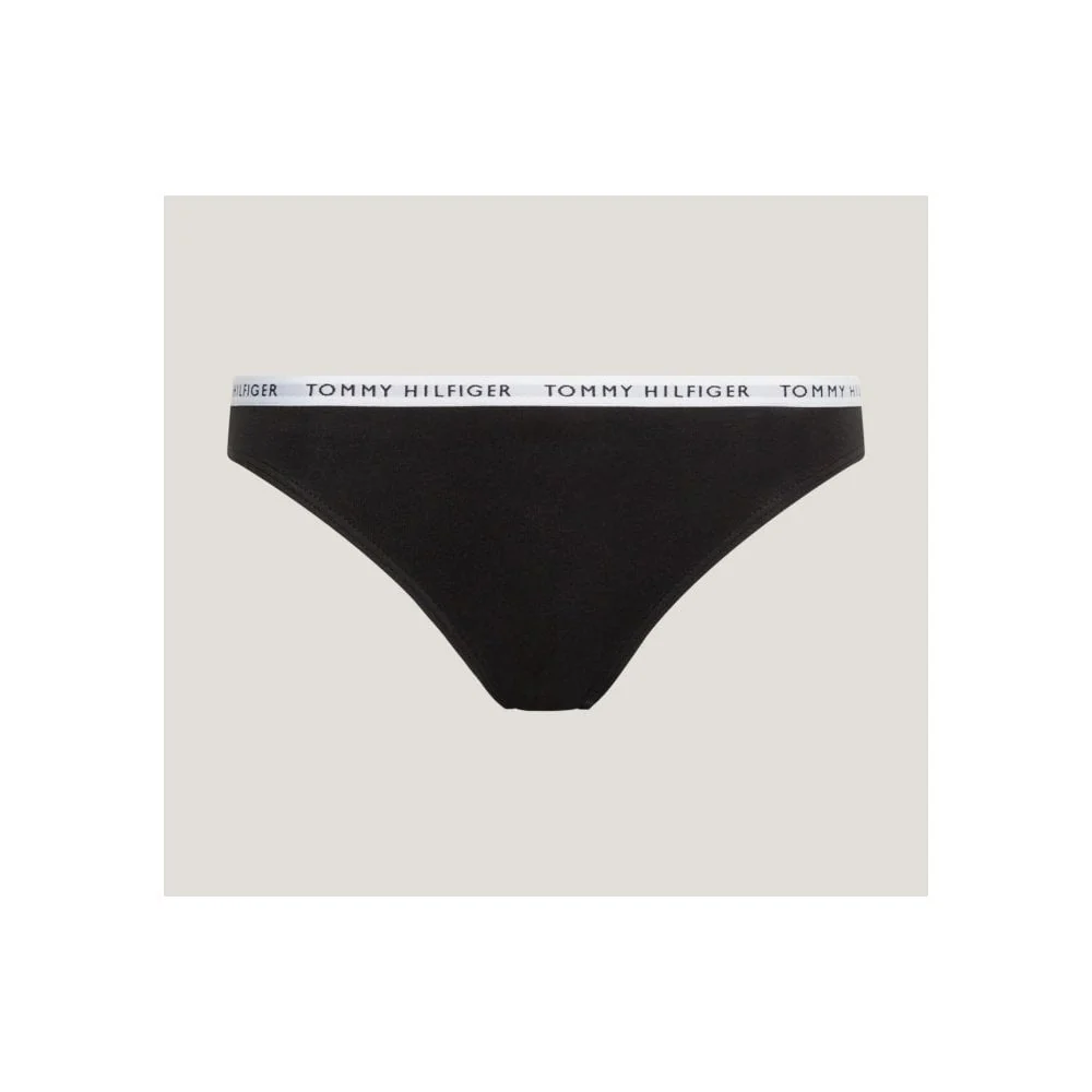3-Pack Logo Waistband Bikini Briefs, Black - Image 5