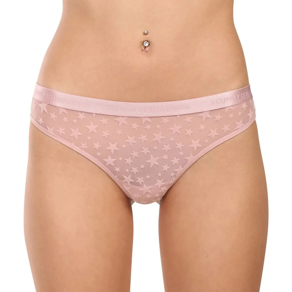 3-Pack Mesh Stars Thongs Gift Set, Navy/Pink/Red - Image 5