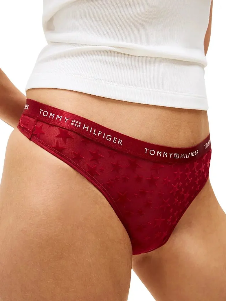 3-Pack Mesh Stars Thongs Gift Set, Silver/Red/Pink - Image 6