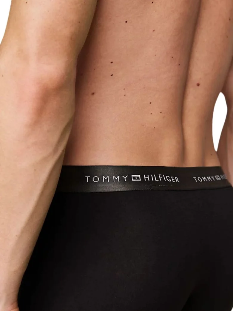 3-Pack Metallic Waistband Boxer Trunks Gift Set, Black - Image 7