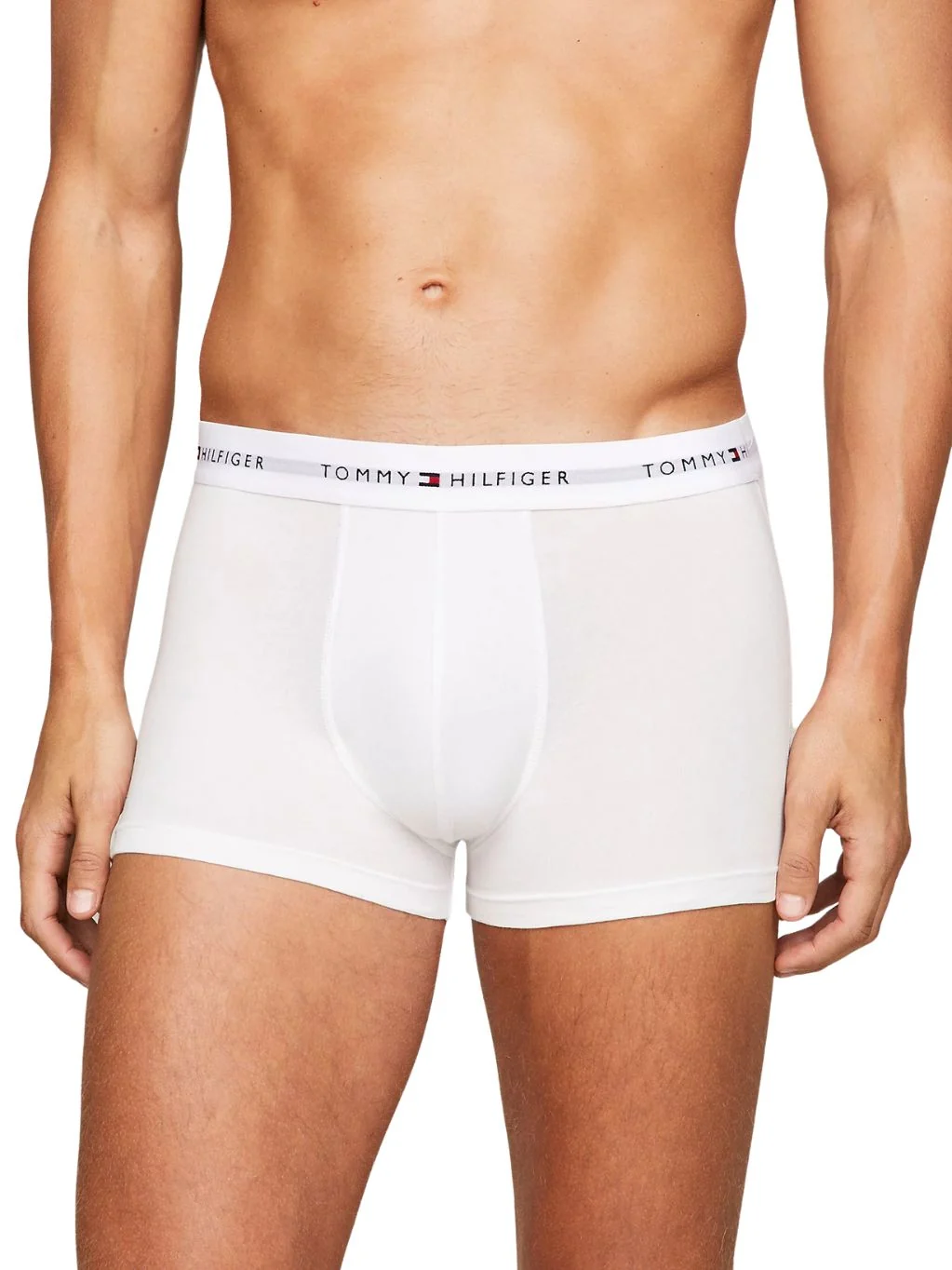 3-Pack Premium Essential Boxer Trunks, Black/White/Grey - Image 4