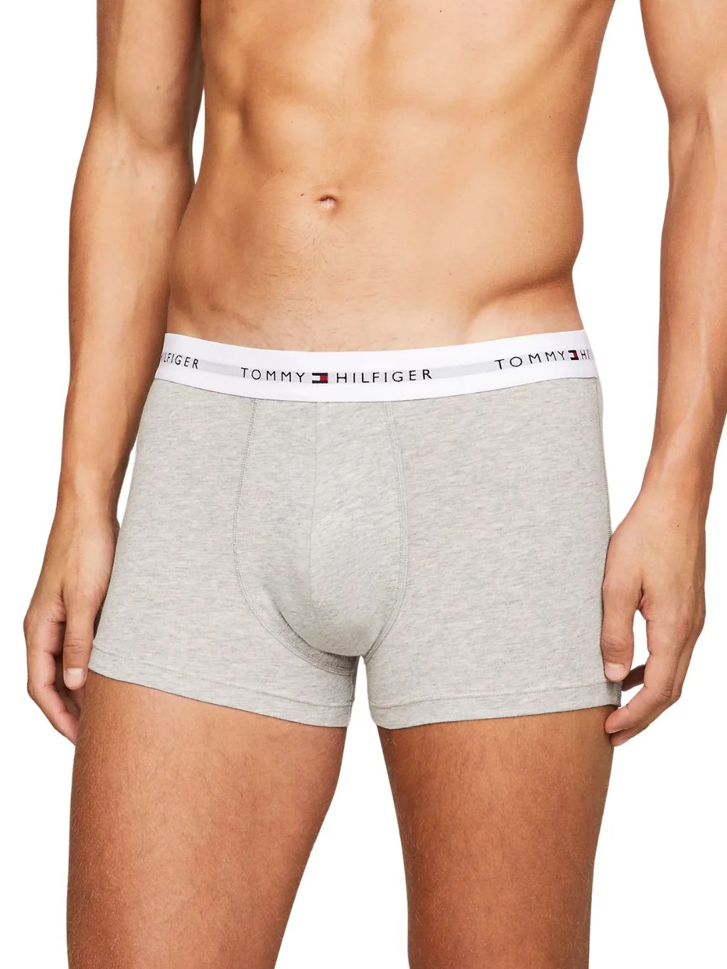 3-Pack Premium Essential Boxer Trunks, Black/White/Grey - Image 6