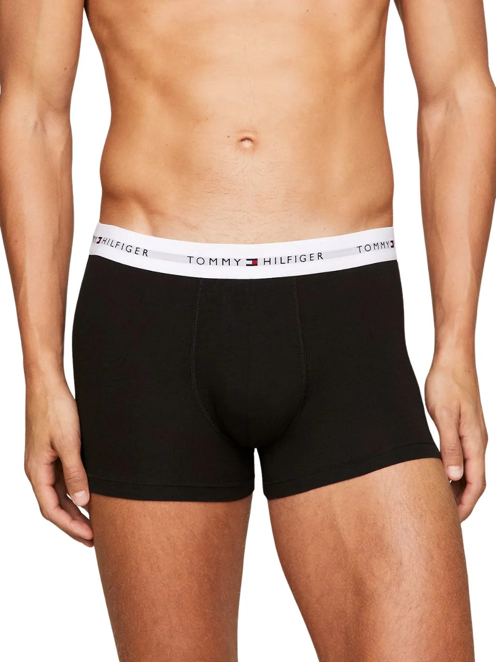 3-Pack Premium Essential Boxer Trunks, Black/White/Grey - Image 7