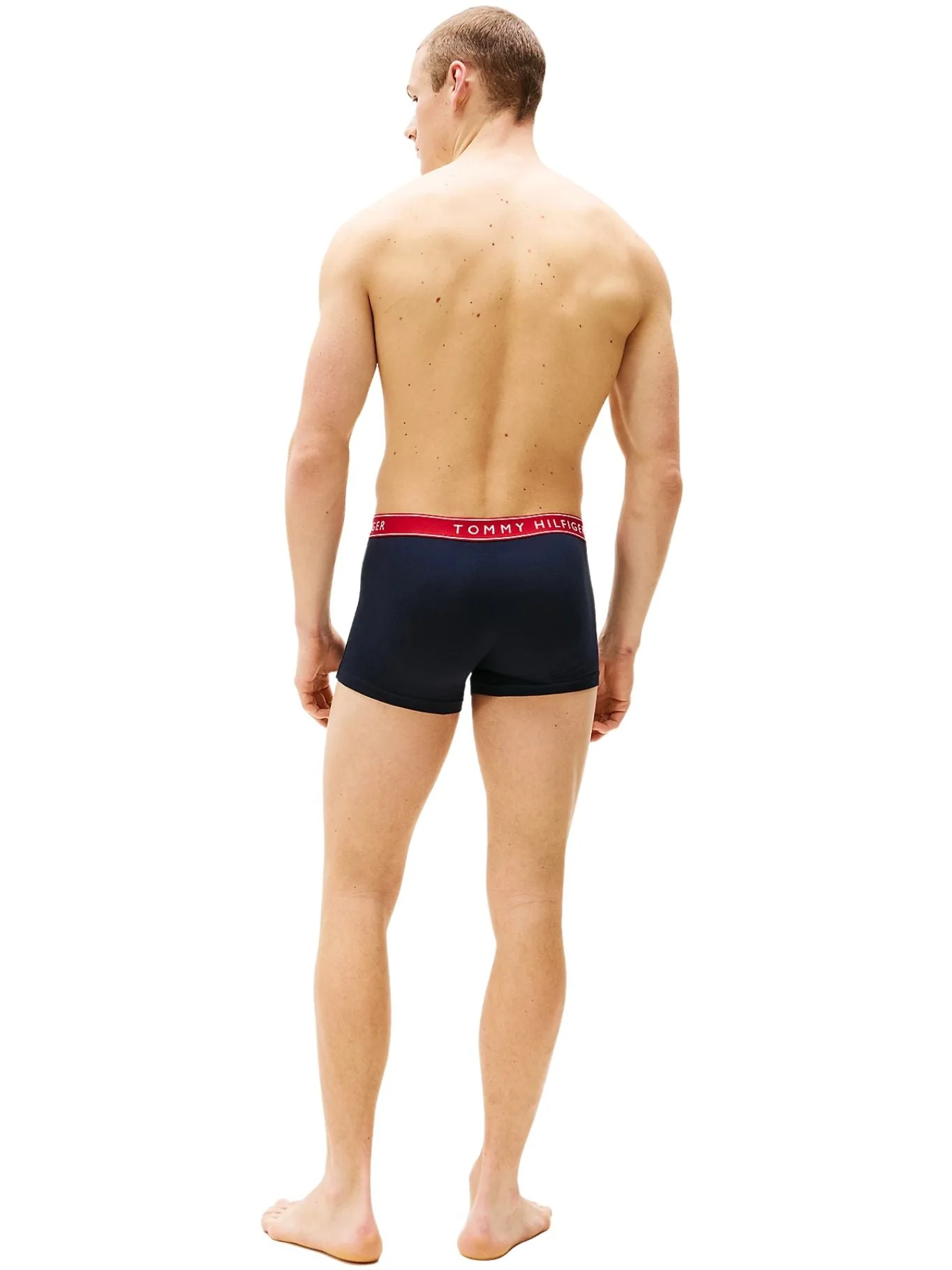 3-Pack Retro Logo Boxer Trunks, Navy w/ red/white/navy - Image 6