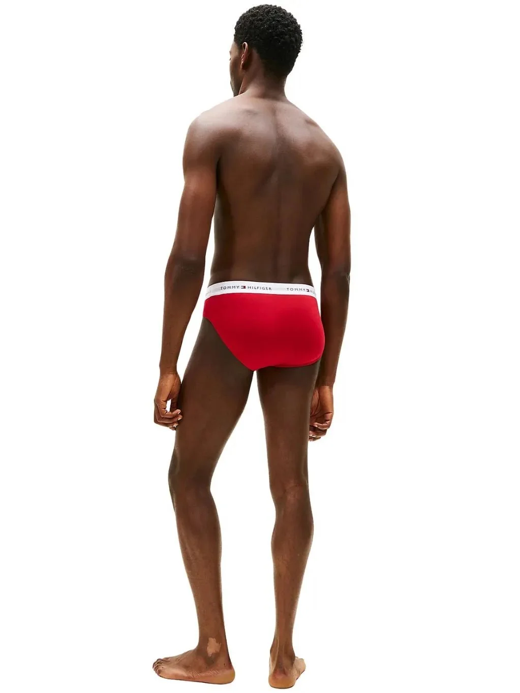 3-Pack Signature Cotton Briefs, Red/White/Navy - Image 6