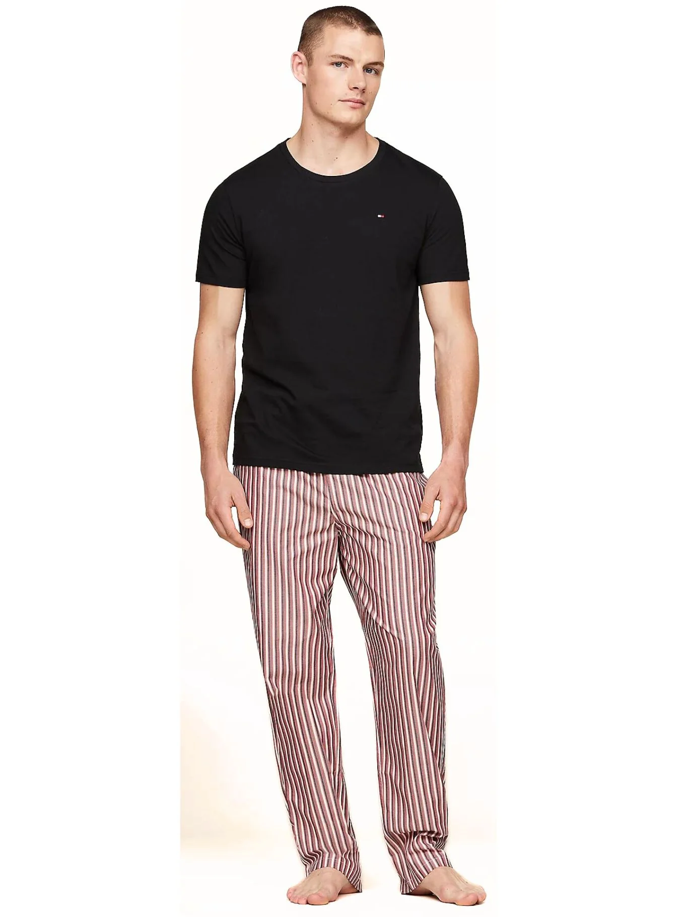 3-Pack Signature Lounge T-Shirts, Black - Image 3
